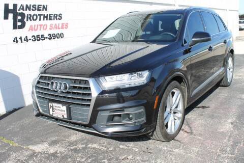 2018 Audi Q7 for sale at HANSEN BROTHERS AUTO SALES in Milwaukee WI