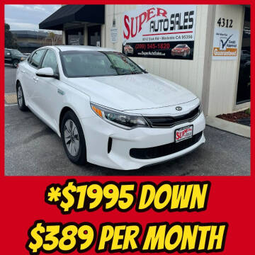2017 Kia Optima Hybrid for sale at Super Auto Sales Modesto in Modesto CA
