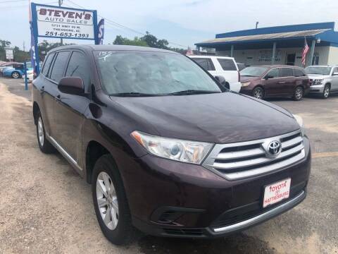 2013 Toyota Highlander for sale at Stevens Auto Sales in Theodore AL