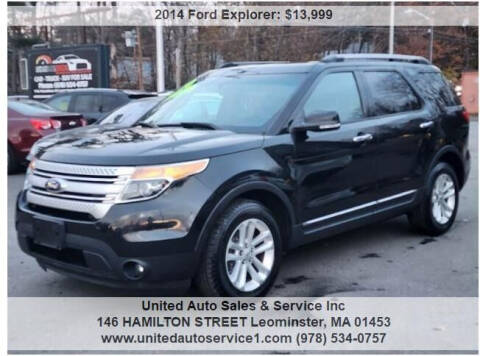 2014 Ford Explorer for sale at United Auto Sales & Service Inc in Leominster MA