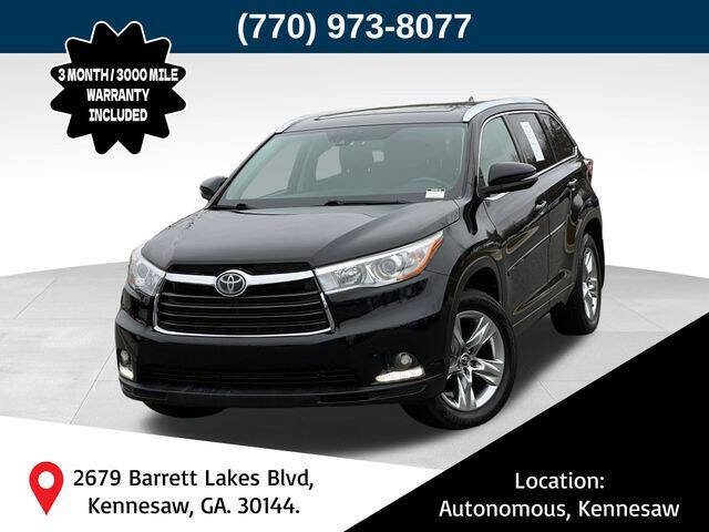 2016 Toyota Highlander Limited Platinum