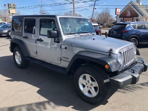 2017 Jeep Wrangler Unlimited for sale at Auto Sales Center Inc in Holyoke MA