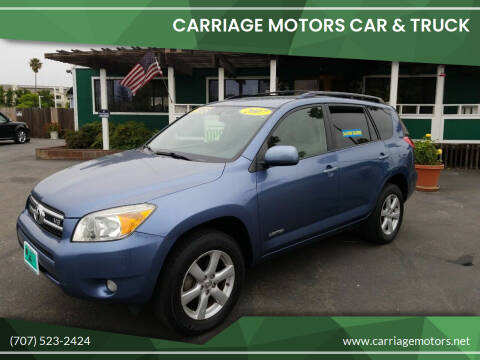 2007 Toyota RAV4 for sale at Carriage Motors Car & Truck in Santa Rosa CA