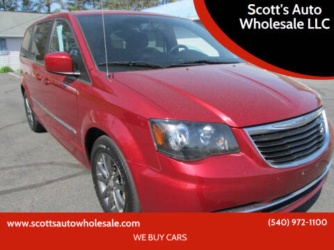 2015 Chrysler Town and Country for sale at Scott's Auto Wholesale LLC in Locust Grove VA