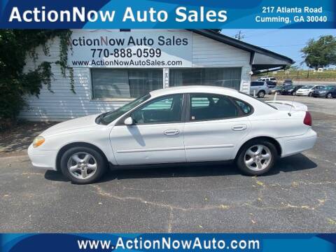 2002 Ford Taurus for sale at ACTION NOW AUTO SALES in Cumming GA
