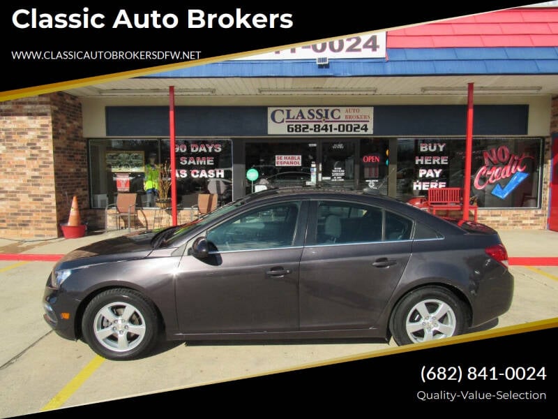 2015 Chevrolet Cruze for sale at Classic Auto Brokers in Haltom City TX