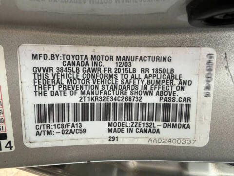 2004 Toyota Matrix