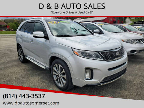2015 Kia Sorento for sale at D & B AUTO SALES in Somerset PA