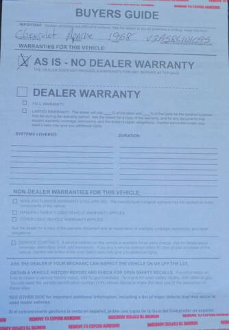 1958 Chevrolet Apache