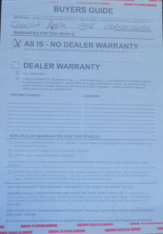 1958 Chevrolet Apache