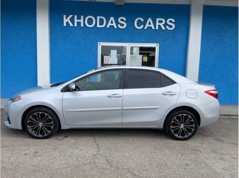 2015 Toyota Corolla for sale at Khodas Cars in Gilroy CA