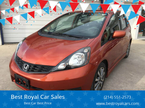 2012 Honda Fit for sale at Best Royal Car Sales in Dallas TX