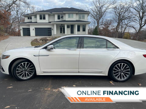 2017 Lincoln Continental for sale at You Win Auto in Burnsville MN