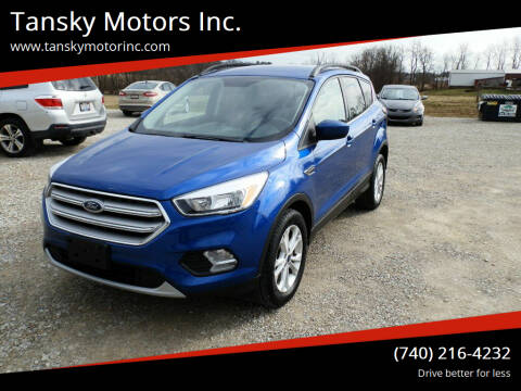 2018 Ford Escape for sale at Tansky Motors Inc. in Rockbridge OH