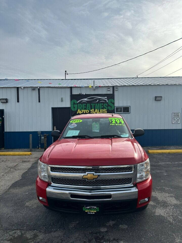 2011 Chevrolet Silverado 1500 for sale at GREATNESS AUTO SALES in Green Bay, WI