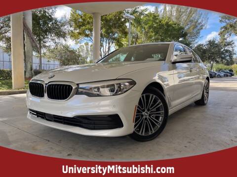 2019 BMW 5 Series for sale at University Mitsubishi in Davie FL
