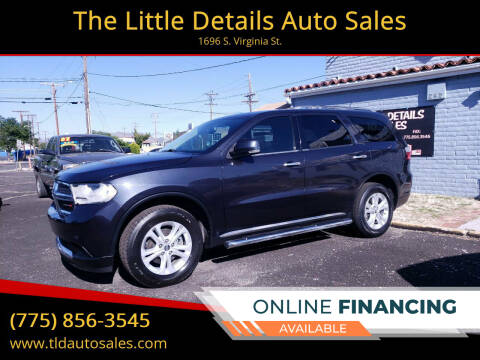 2013 Dodge Durango for sale at The Little Details Auto Sales in Reno NV