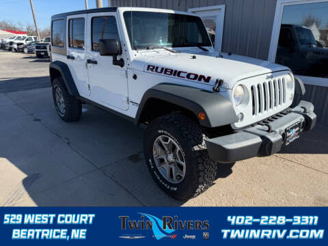 2014 Jeep Wrangler Unlimited for sale at TWIN RIVERS CHRYSLER JEEP DODGE RAM in Beatrice NE