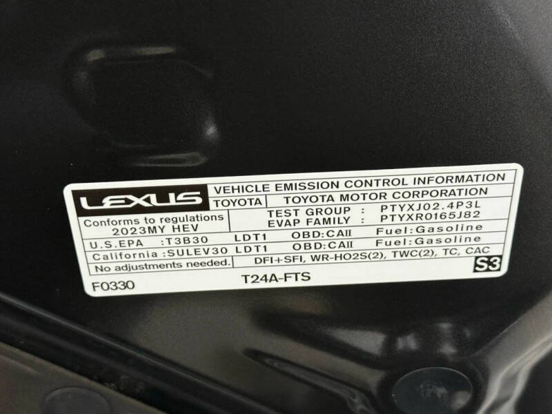 2023 Lexus RX 500h F SPORT Performance