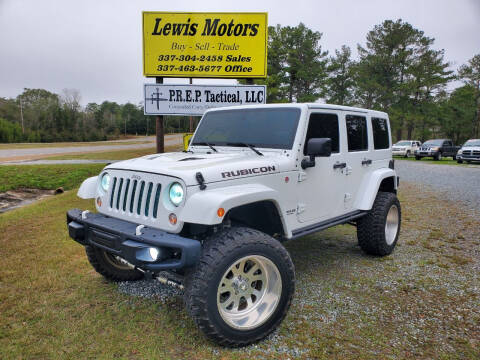 2016 Jeep Wrangler Unlimited for sale at Lewis Motors LLC in Deridder LA
