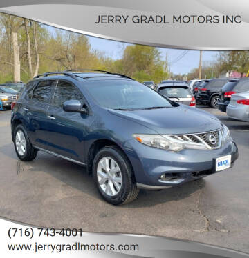2013 Nissan Murano for sale at JERRY GRADL MOTORS INC in North Tonawanda NY