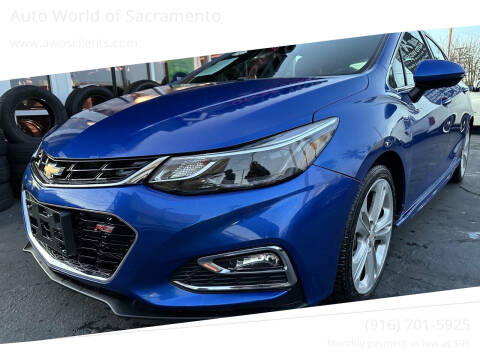 2017 Chevrolet Cruze for sale at Auto World of Sacramento in Sacramento CA