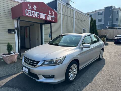 2013 Honda Accord for sale at Champion Auto LLC in Quincy MA