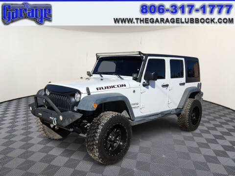 2017 Jeep Wrangler Unlimited for sale at The Garage in Lubbock TX