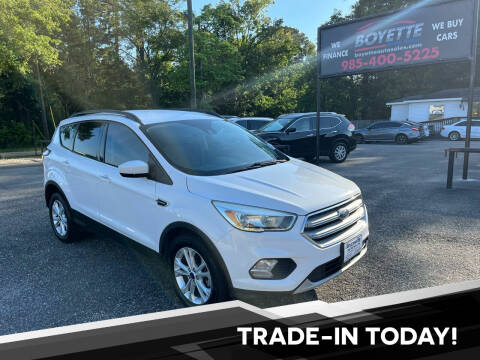 2018 Ford Escape for sale at Auto Group South - Boyette Auto Sales in Covington LA