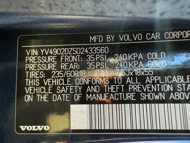 2013 Volvo XC60 T6 Platinum