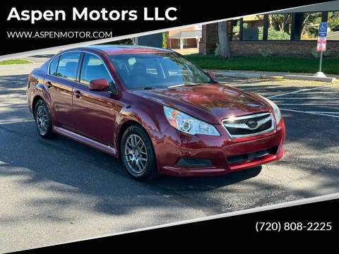 2011 Subaru Legacy for sale at Aspen Motors LLC in Denver CO