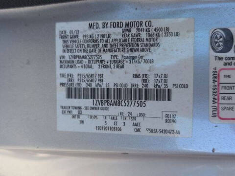 2012 Ford Mustang V6