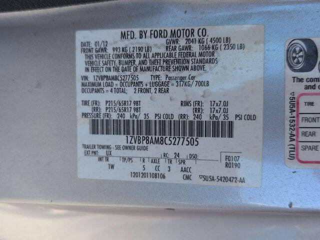 2012 Ford Mustang V6