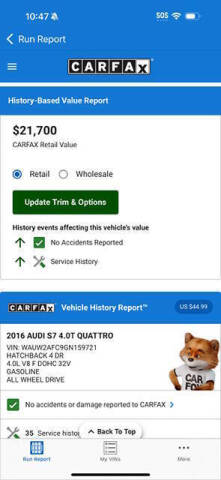 2016 Audi S7 4.0T quattro