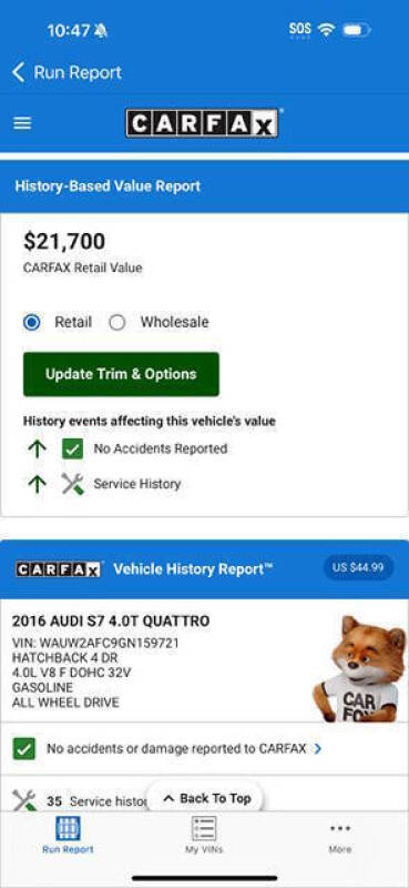 2016 Audi S7 4.0T quattro