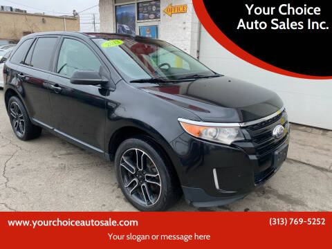 2013 Ford Edge for sale at Your Choice Auto Sales Inc. in Dearborn MI