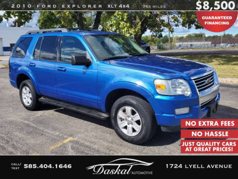 2010 Ford Explorer for sale at Daskal Auto LLC in Rochester NY