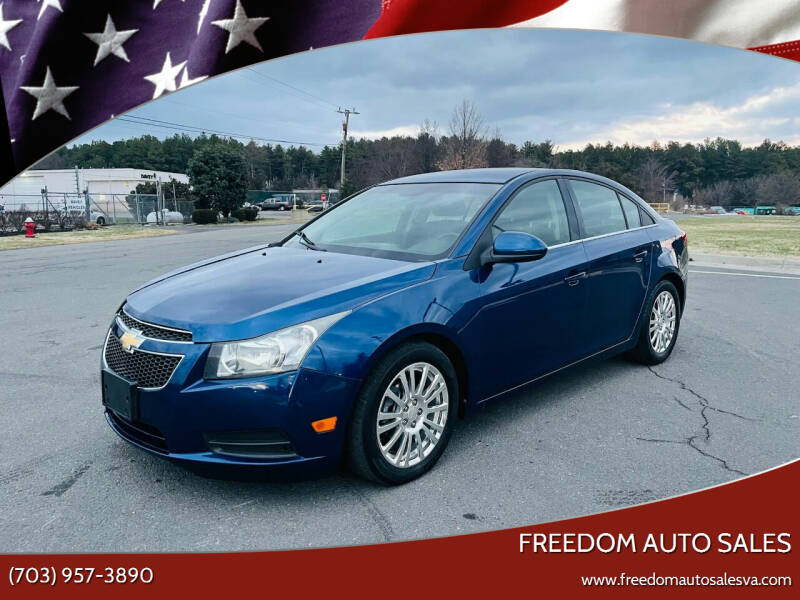 2012 Chevrolet Cruze for sale at Freedom Auto Sales in Chantilly VA