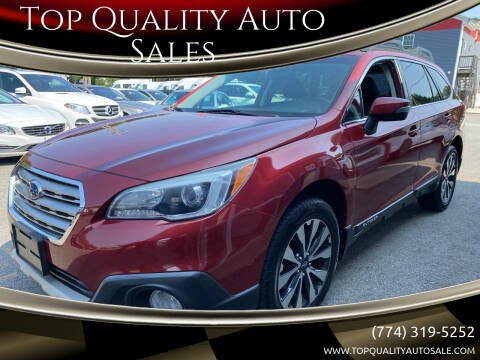 2015 Subaru Outback for sale at Top Quality Auto Sales in Westport MA