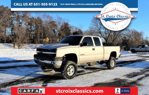 2004 Chevrolet Silverado 2500HD for sale at St. Croix Classics in Lakeland MN
