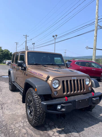 2015 Jeep Wrangler Unlimited for sale at Rinaldi Auto Sales Inc in Taylor PA