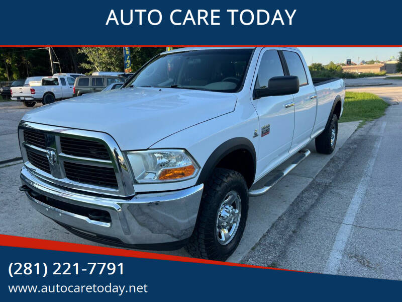 2012 RAM 2500 for sale at AUTO CARE TODAY in Spring TX