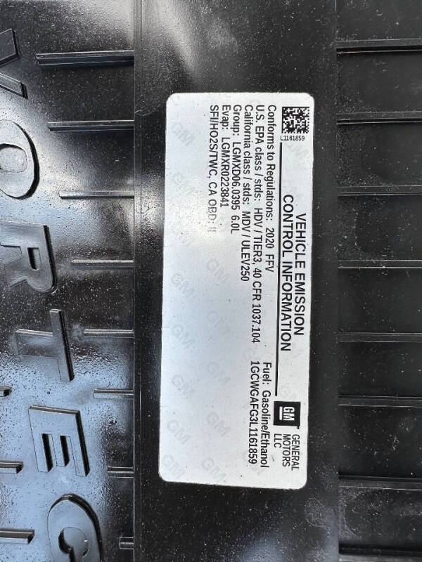 2020 Chevrolet Express 2500