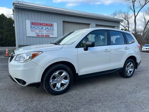 2016 Subaru Forester for sale at HOLLINGSHEAD MOTOR SALES in Cambridge OH