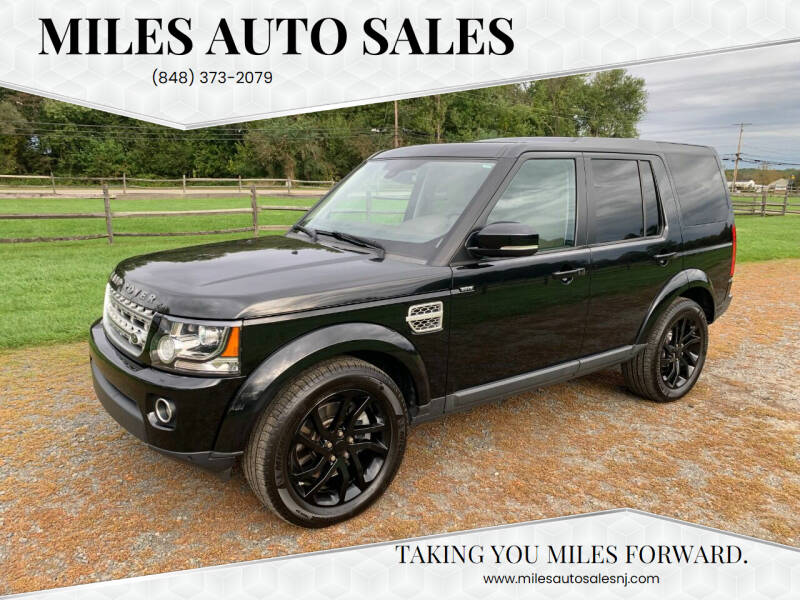 2014 Land Rover LR4 for sale at Miles Auto Sales in Jackson NJ