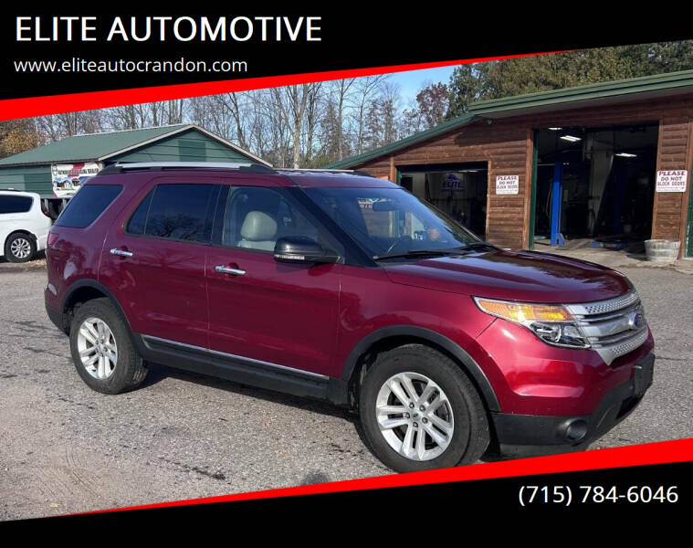 2013 Ford Explorer for sale at ELITE AUTOMOTIVE in Crandon WI