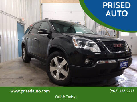 2012 GMC Acadia for sale at 906 Motors in Gladstone MI