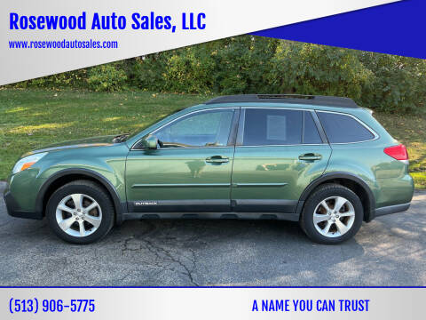 2014 Subaru Outback for sale at Rosewood Auto Sales, LLC in Hamilton OH