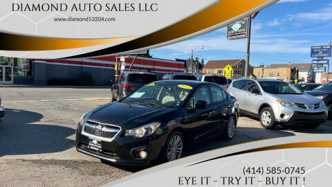 2012 Subaru Impreza for sale at DIAMOND AUTO SALES LLC in Milwaukee WI