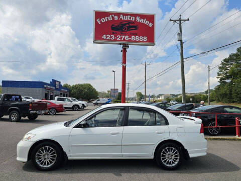 2005 Honda Civic for sale at Ford's Auto Sales in Kingsport TN